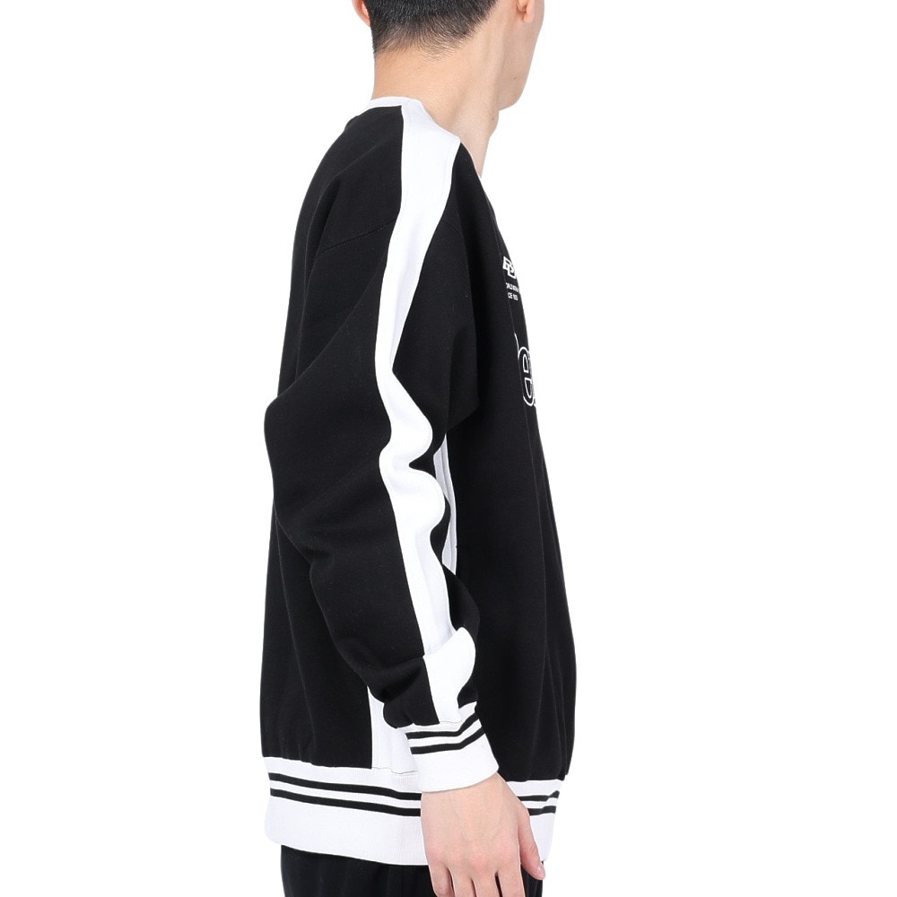 ベンデイビス（BEN DAVIS）（メンズ）プラクティス クルーネック スウェット 24380009-01BLK