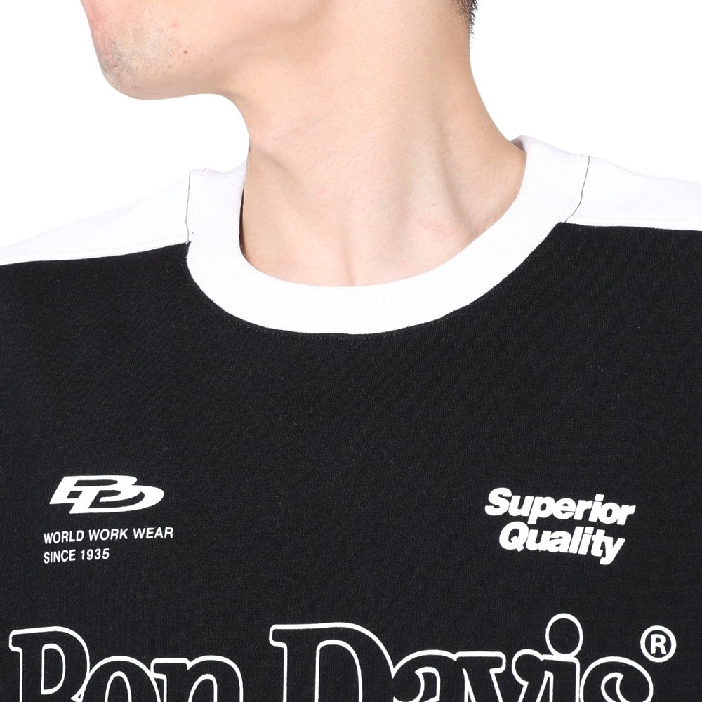 ベンデイビス（BEN DAVIS）（メンズ）プラクティス クルーネック スウェット 24380009-01BLK