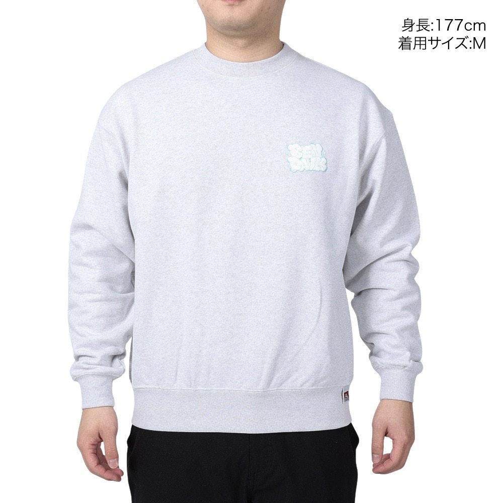 ベンデイビス（BEN DAVIS）（メンズ）WASHING A CAR クルー スウェットシャツ 24380014-06OAT