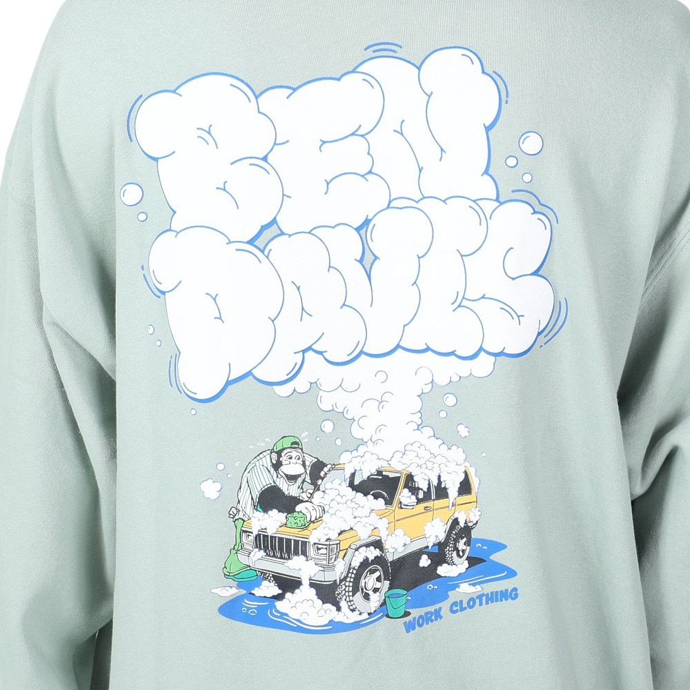 ベンデイビス（BEN DAVIS）（メンズ）WASHING A CAR クルー スウェットシャツ 24380014-56IGR