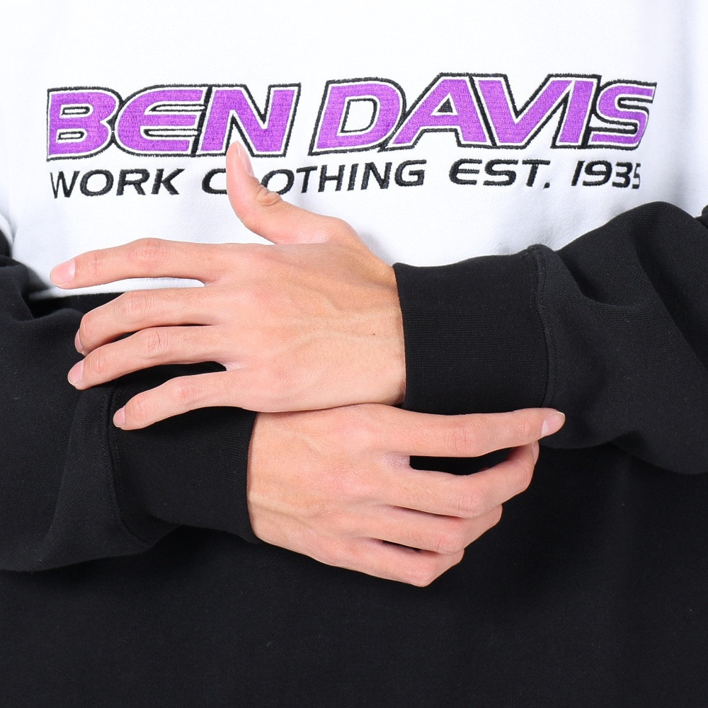 ベンデイビス（BEN DAVIS）（メンズ）RUGGERS スウェットシャツ 24380018-01BLK