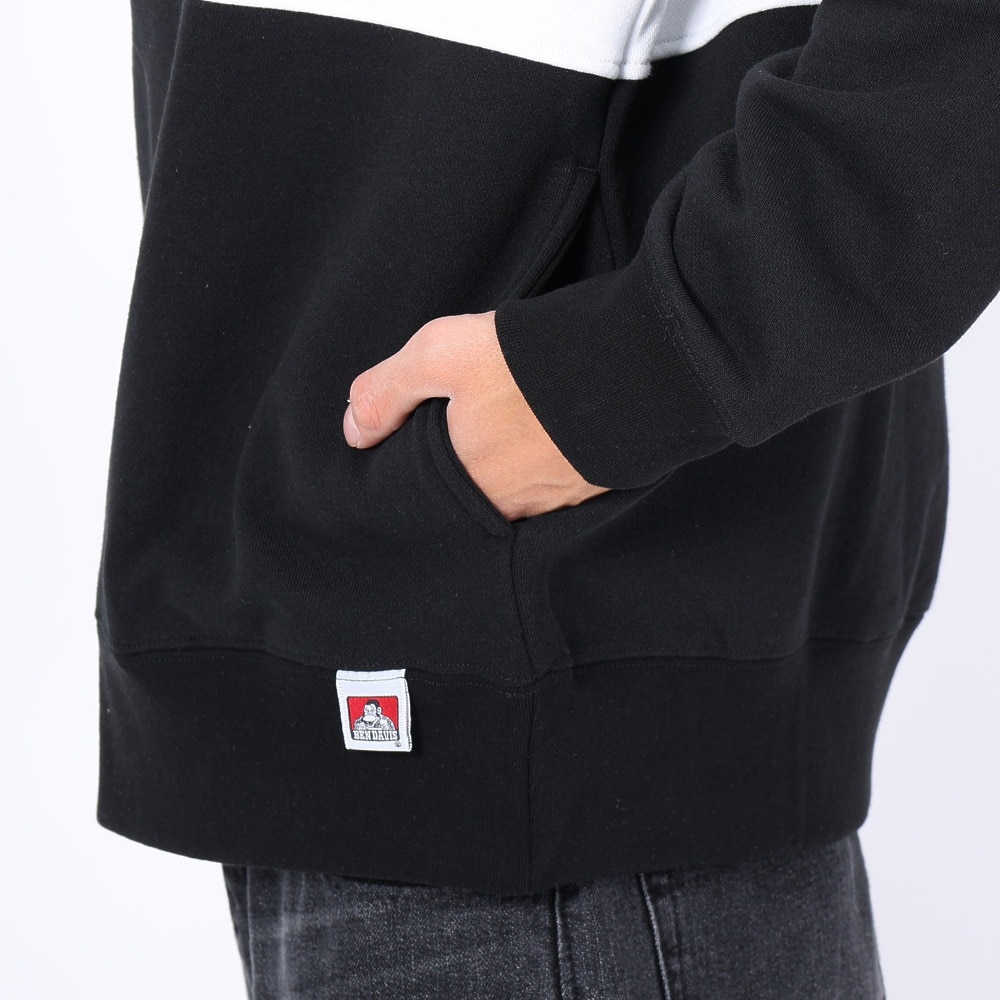 ベンデイビス（BEN DAVIS）（メンズ）RUGGERS スウェットシャツ 24380018-01BLK
