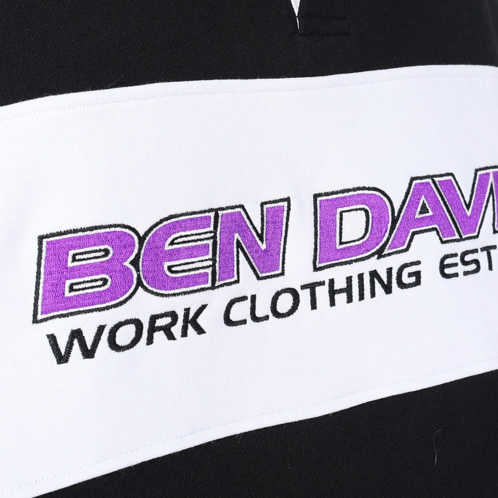 ベンデイビス（BEN DAVIS）（メンズ）RUGGERS スウェットシャツ 24380018-01BLK
