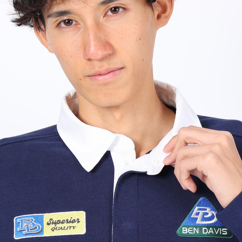 ベンデイビス（BEN DAVIS）（メンズ）RUGGERS スウェットシャツ 24380018-60NAV