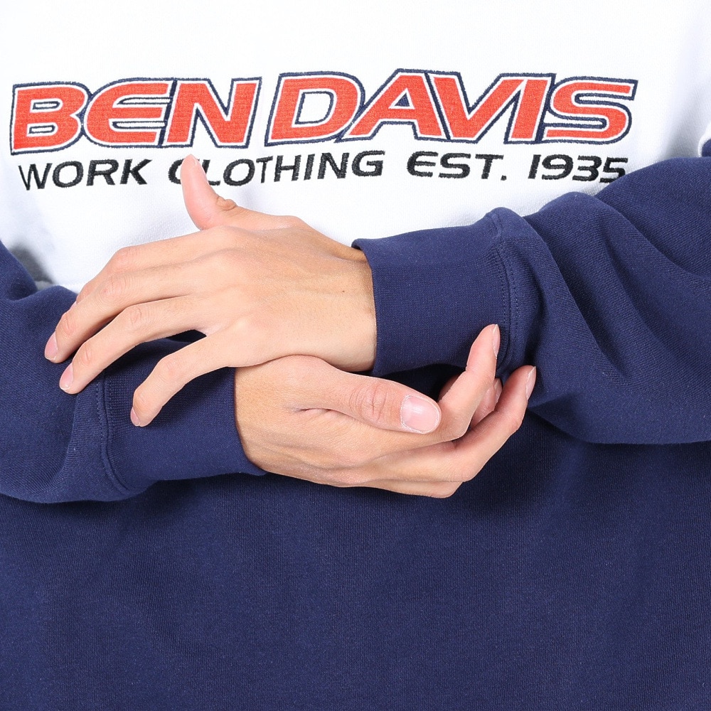 ベンデイビス（BEN DAVIS）（メンズ）RUGGERS スウェットシャツ 24380018-60NAV