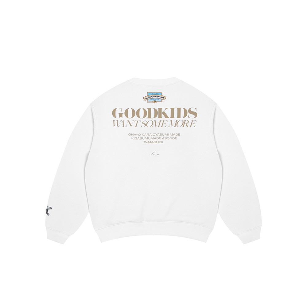 A Few Good Kids（A Few Good Kids）（メンズ、レディース）ライオンロゴクルースウェット 2320-00313-00301