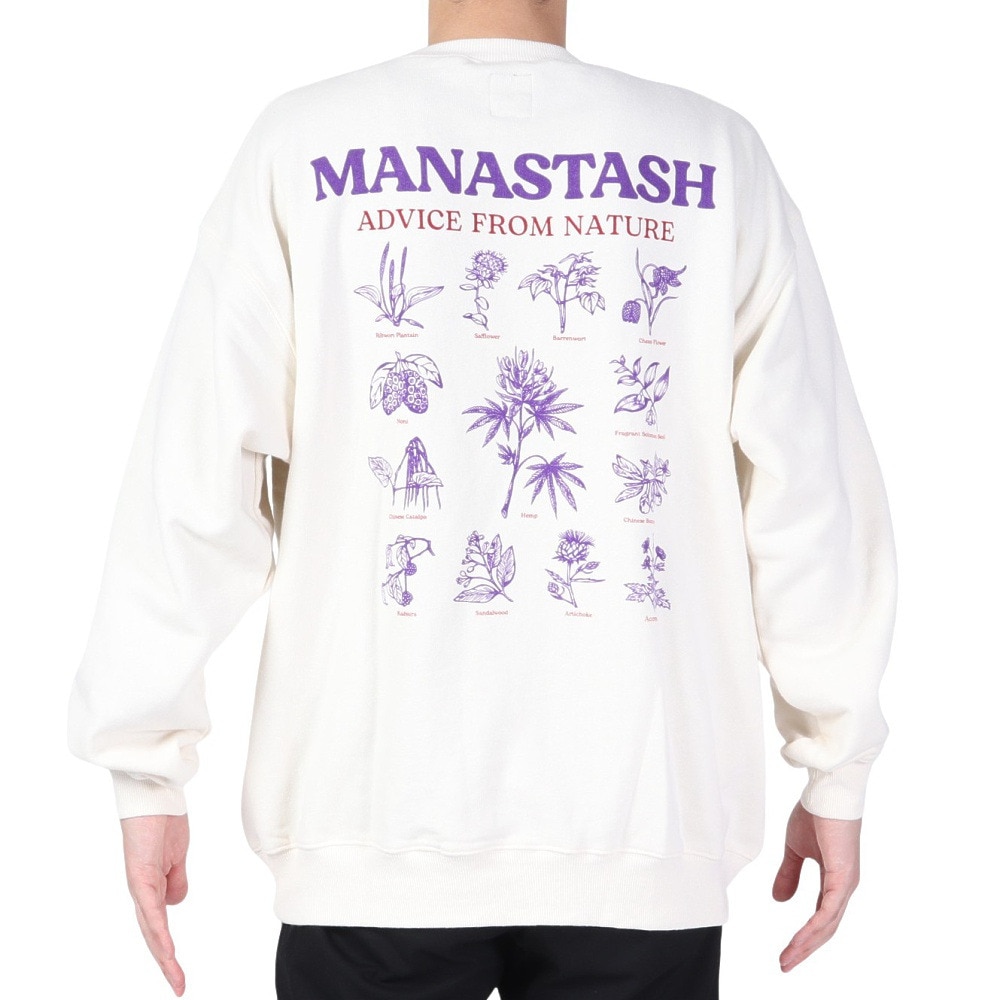 マナスタッシュ（MANASTASH）（メンズ）カスケードスウェット AFN 792-3232006 NATURAL