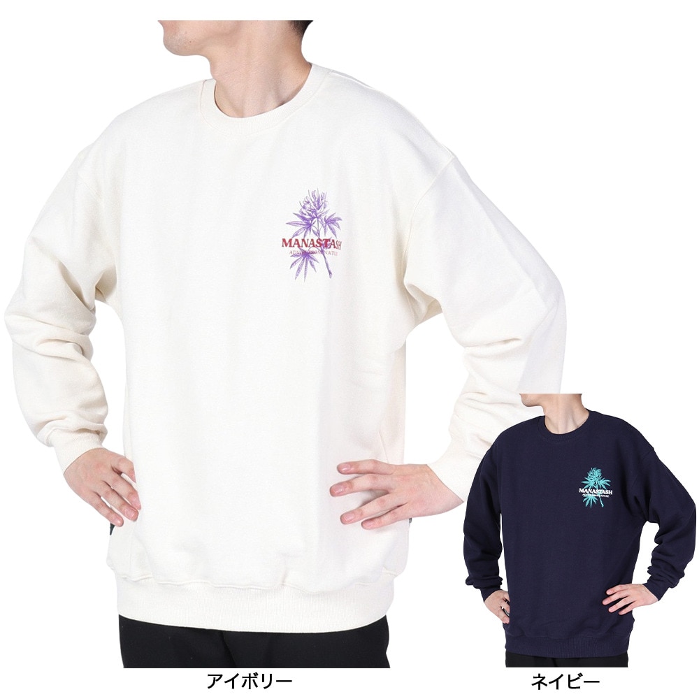 マナスタッシュ（MANASTASH）（メンズ）カスケードスウェット AFN 792-3232006 NATURAL