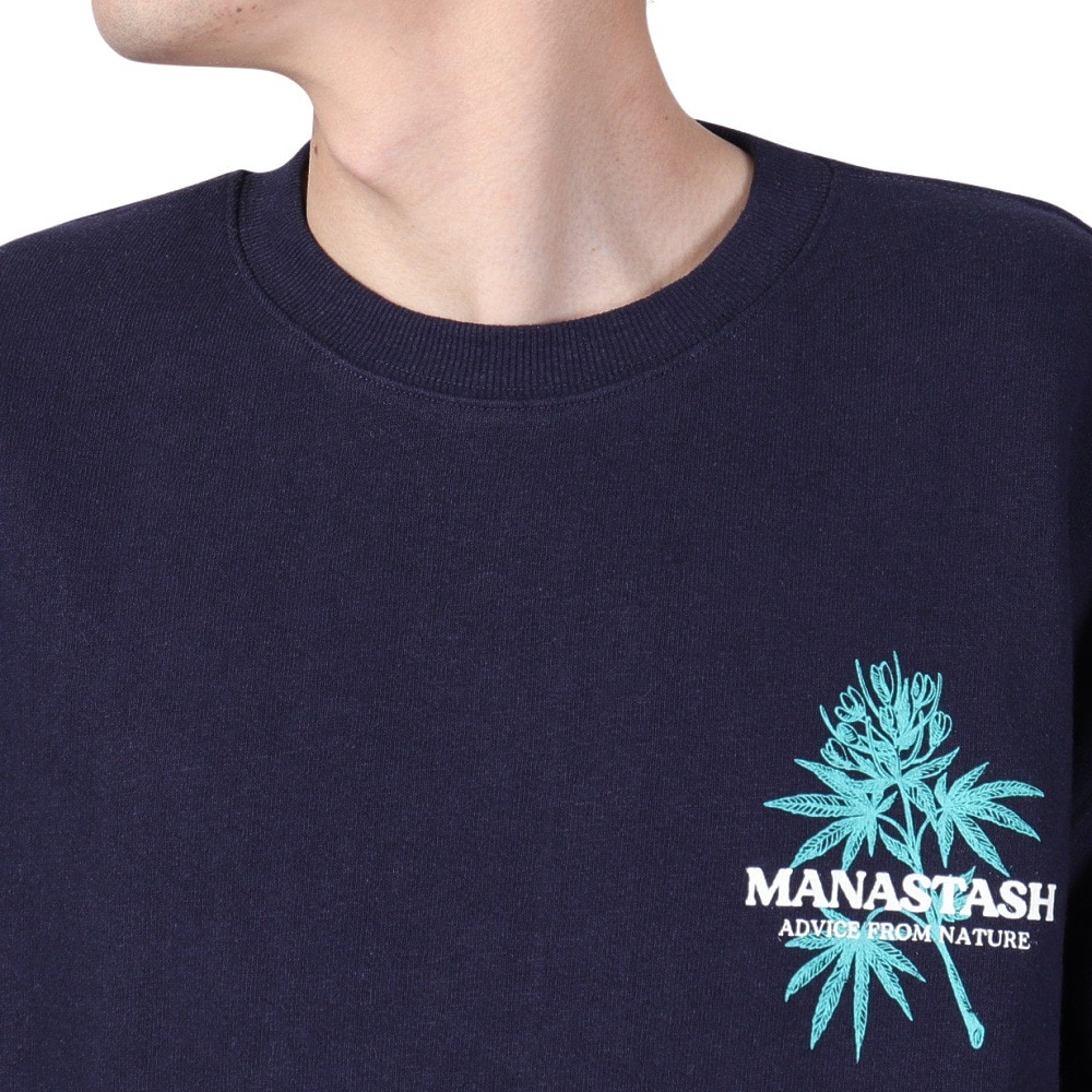 マナスタッシュ（MANASTASH）（メンズ）カスケードスウェット AFN 792-3232006 NAVY