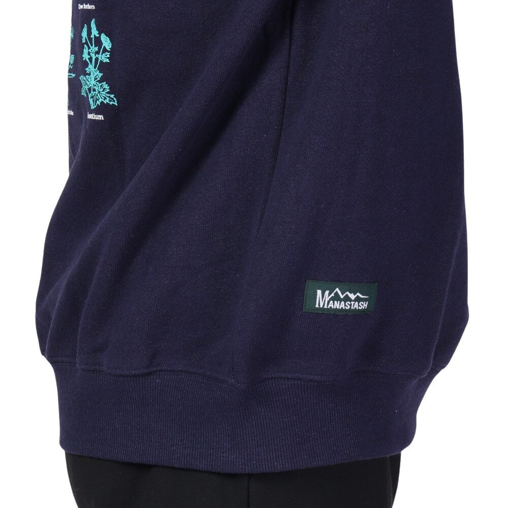 マナスタッシュ（MANASTASH）（メンズ）カスケードスウェット AFN 792-3232006 NAVY