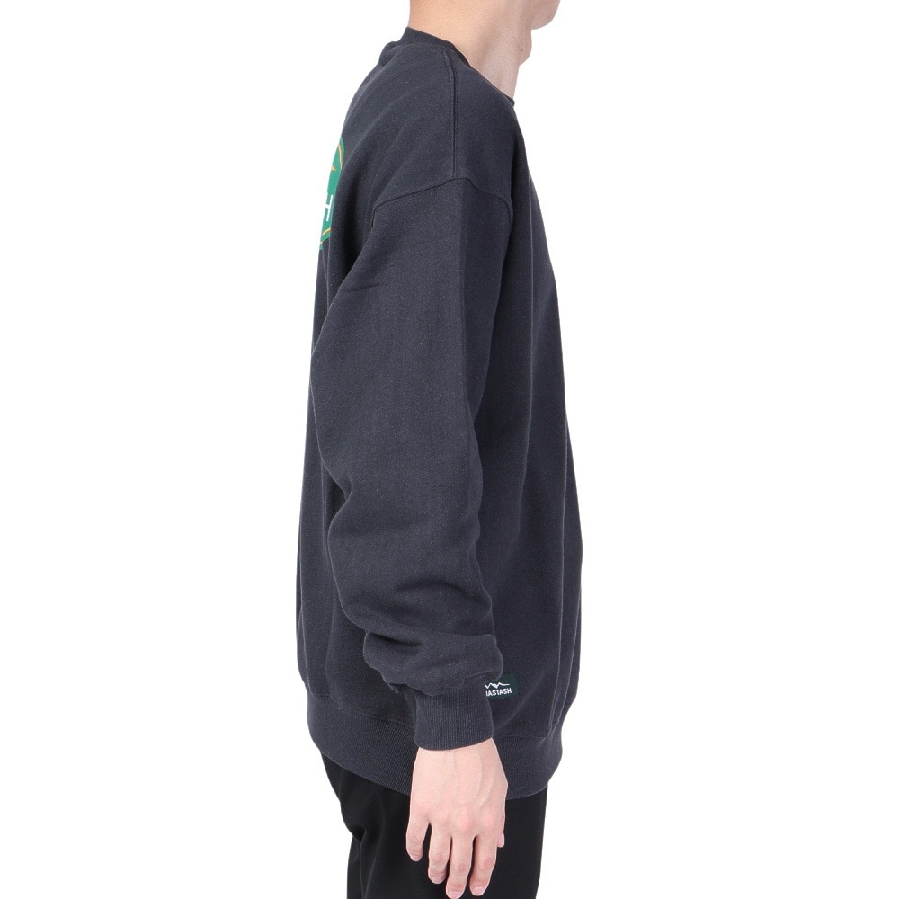 マナスタッシュ（MANASTASH）（メンズ）カスケードスウェット オリジナルロゴ 792-3232012 BLACK