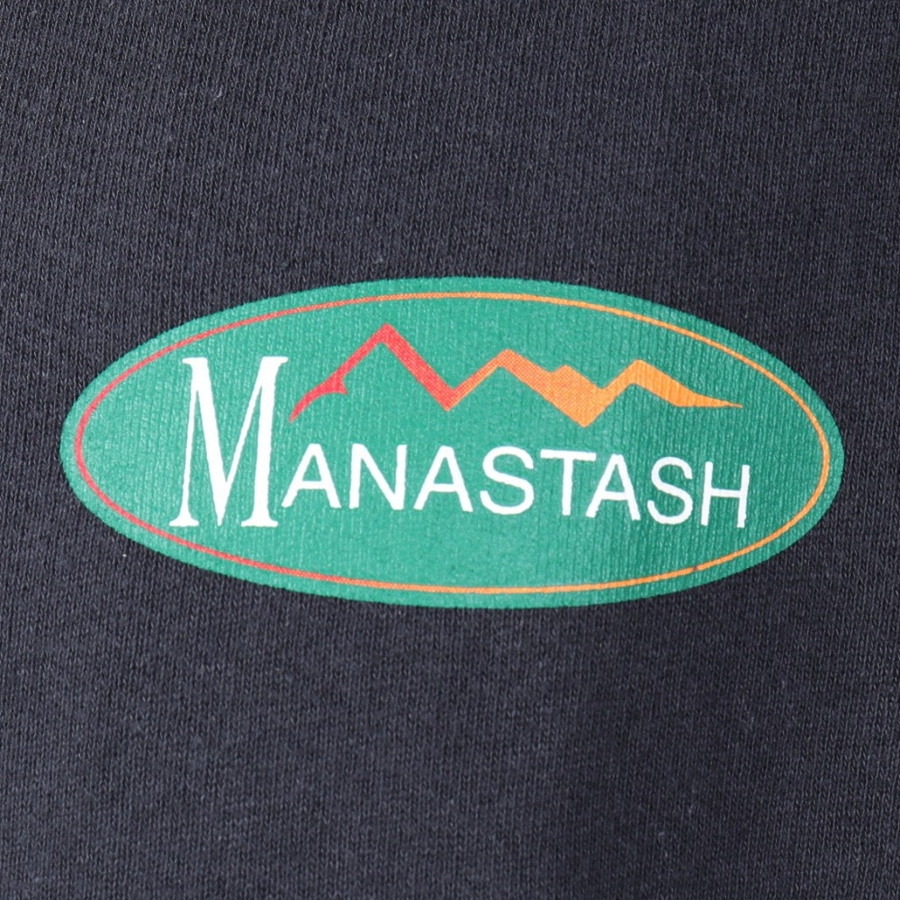 マナスタッシュ（MANASTASH）（メンズ）カスケードスウェット オリジナルロゴ 792-3232012 BLACK