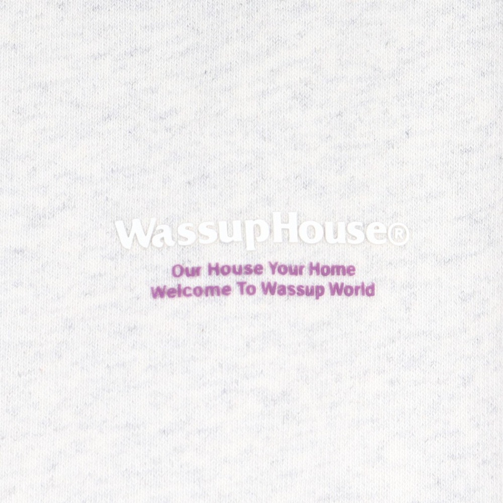 WASSUP（WASSUP）（メンズ）ハーフジップ クルーネックスウェットシャツ 2321-11113-01505