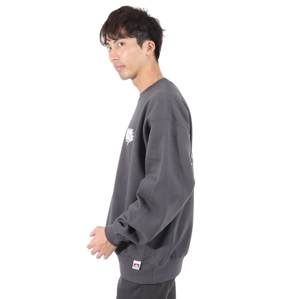 BEN DAVIS（メンズ）スモークロゴトレーナー 23780063-CHA