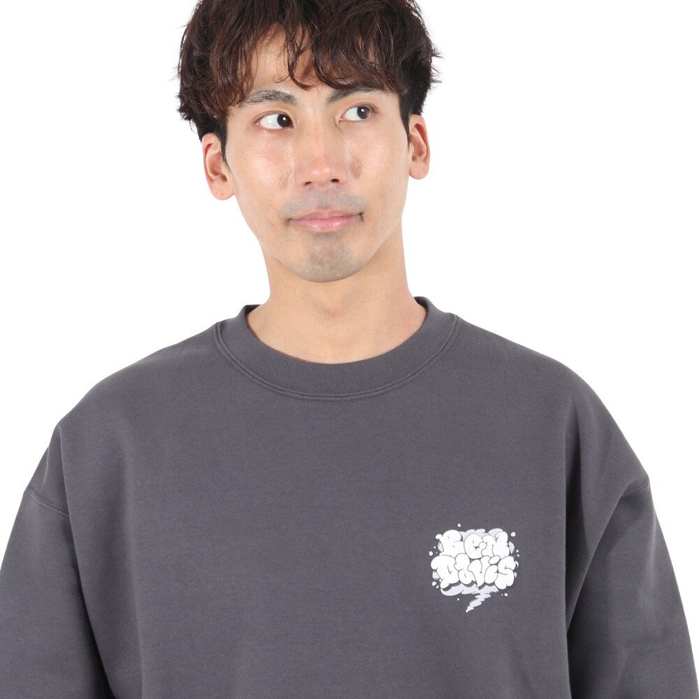 BEN DAVIS（メンズ）スモークロゴトレーナー 23780063-CHA