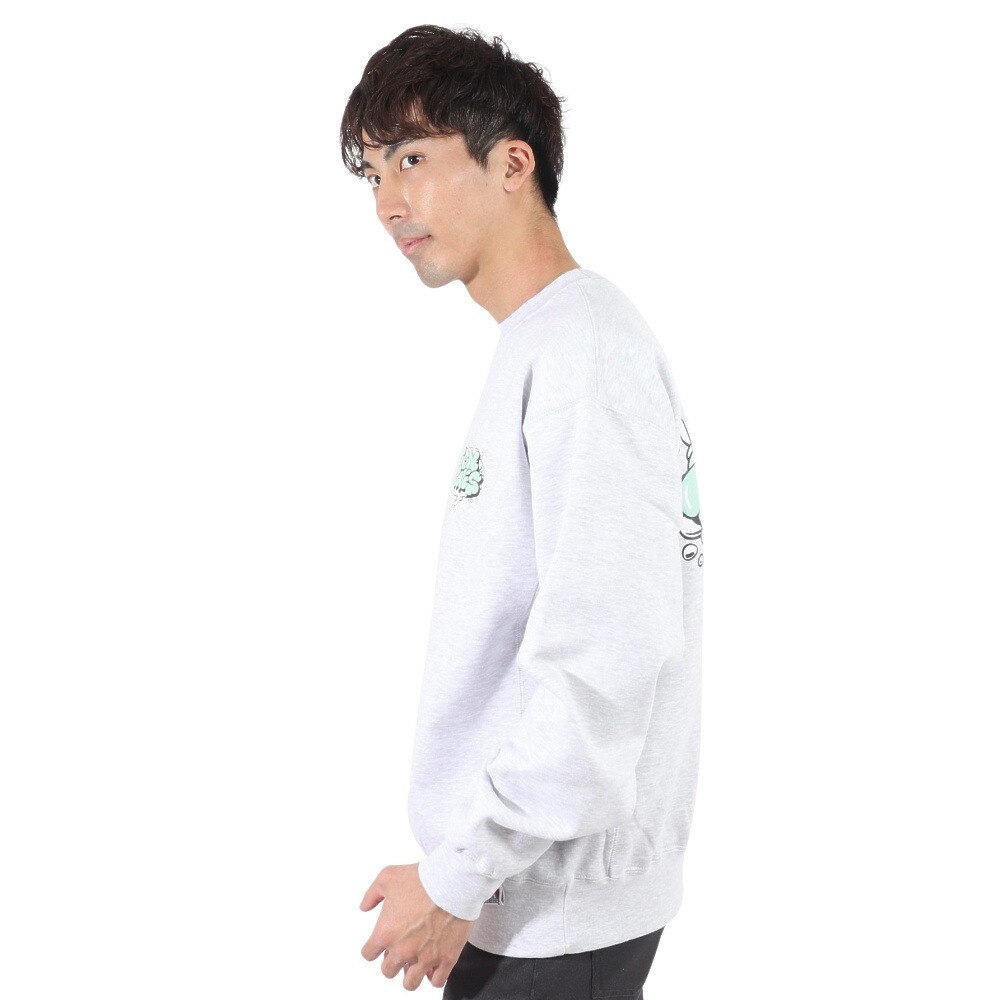 BEN DAVIS（メンズ）スモークロゴトレーナー 23780063-WHT
