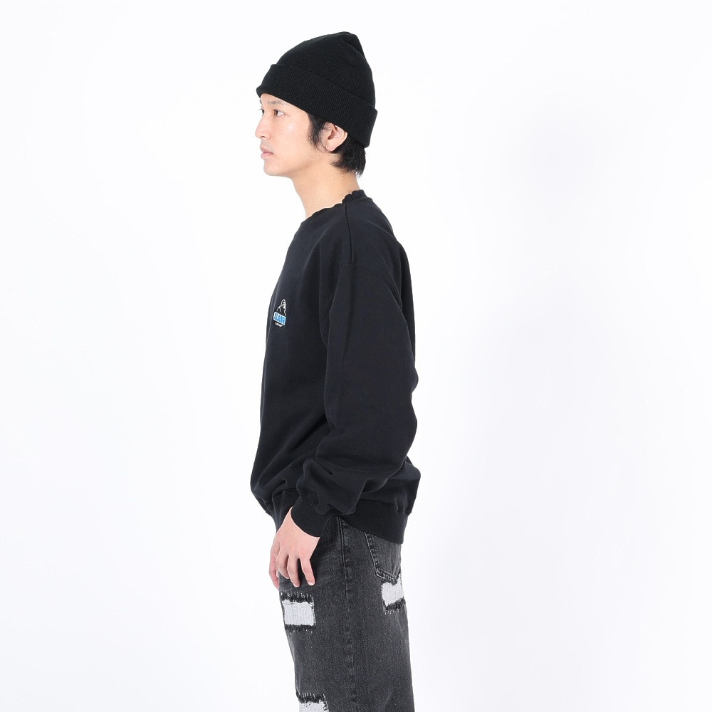 エクストララージ（XLARGE）（メンズ）SLANTED OG クルーネックスウェットシャツ 101241012002-BLACK