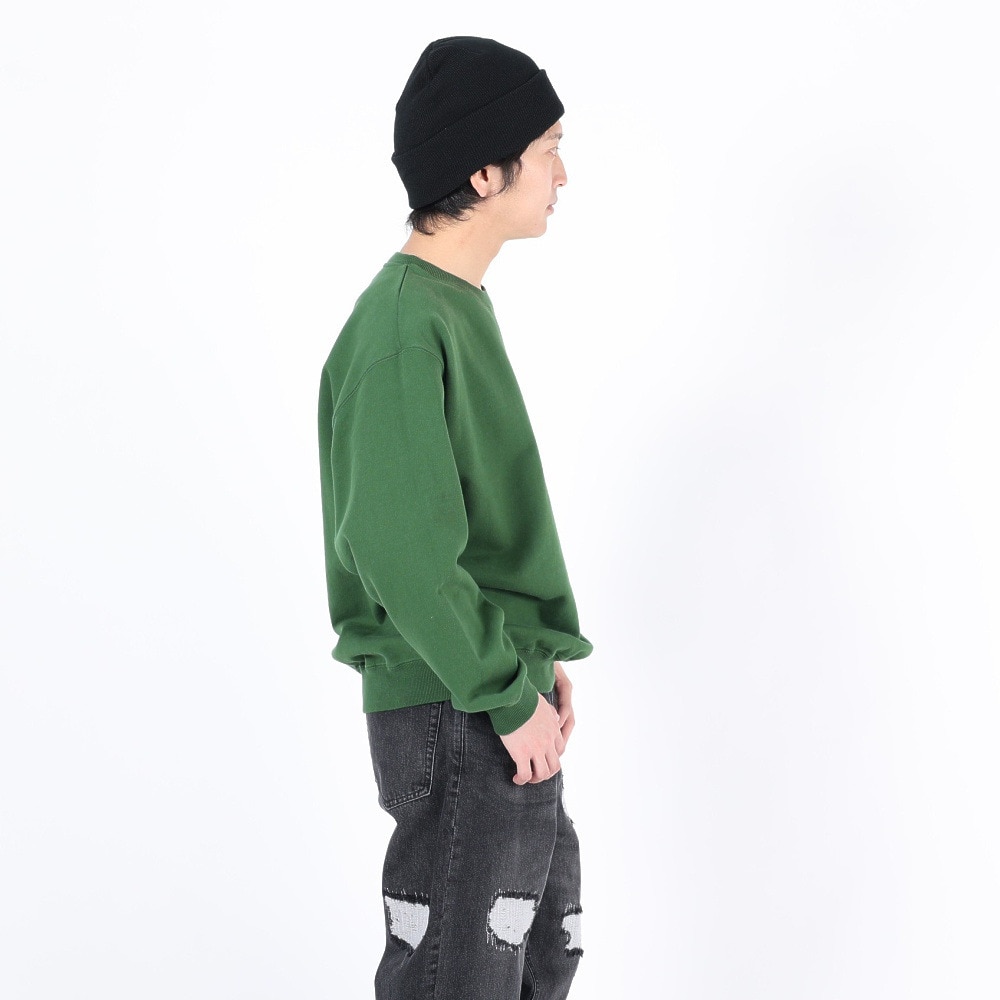 エクストララージ（XLARGE）（メンズ）スランテッド OG クルーネックスウェットシャツ 101241012002-GREEN