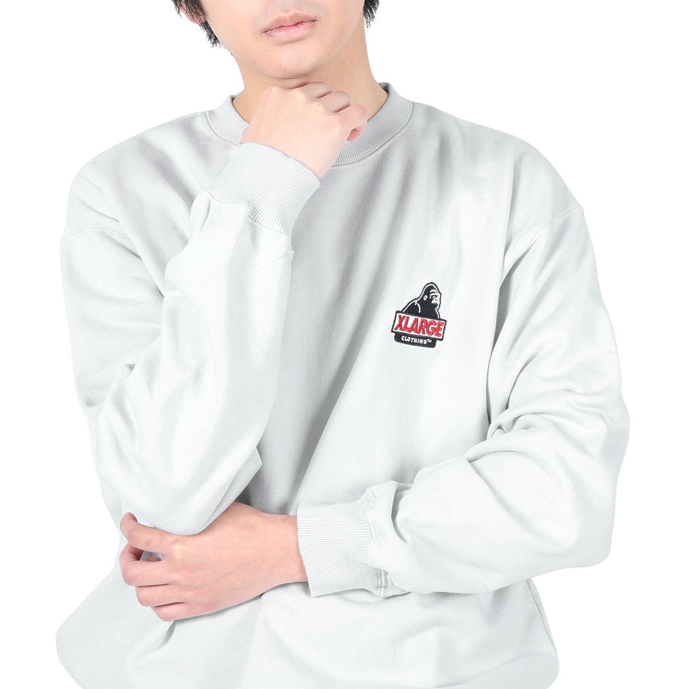 エクストララージ（XLARGE）（メンズ）SLANTED OG クルーネックスウェットシャツ 101241012002-GREY