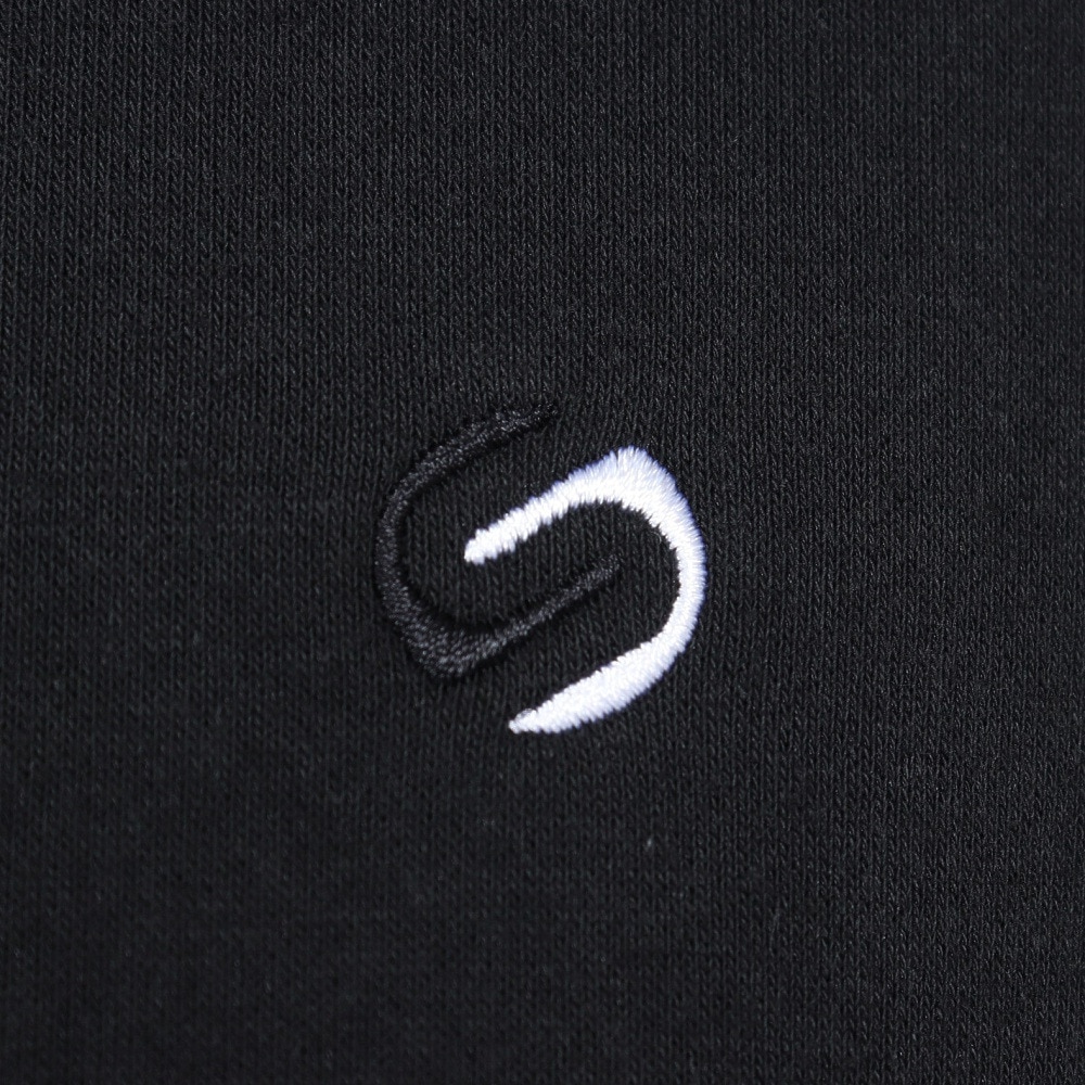 サイラス（SILAS）（メンズ）CHESTロゴ ベーシックワイド スウェットシャツ 110233012002-BLACK