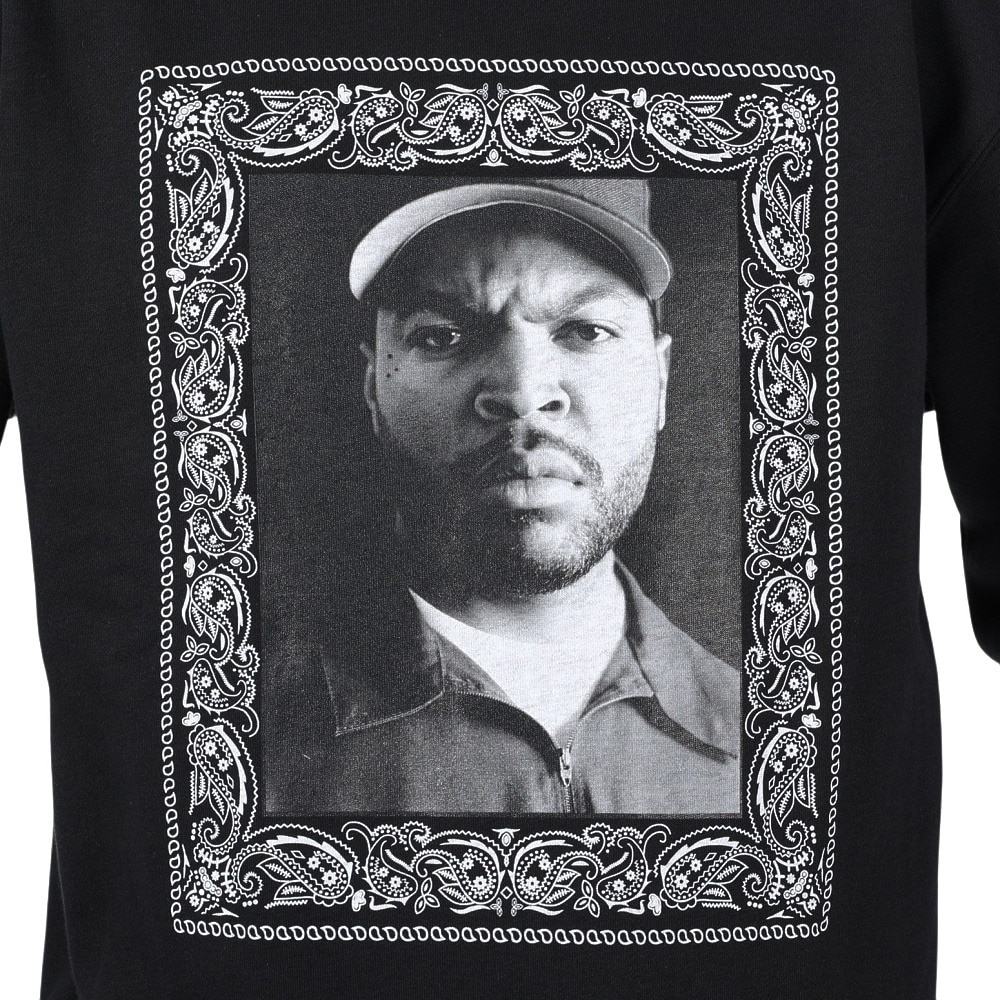 1993 デザイン ワールド ヒップ ホップ（1993 DESIGNED WORLD HIP HOP）（メンズ）1993 DESIGNED WORLD WEST CUBE クルーネックトレーナー 1993-23A072-Black