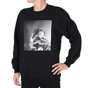 (メンズ)トレーナー WEST SNOOP クルースウェット 1993-23A075-Black