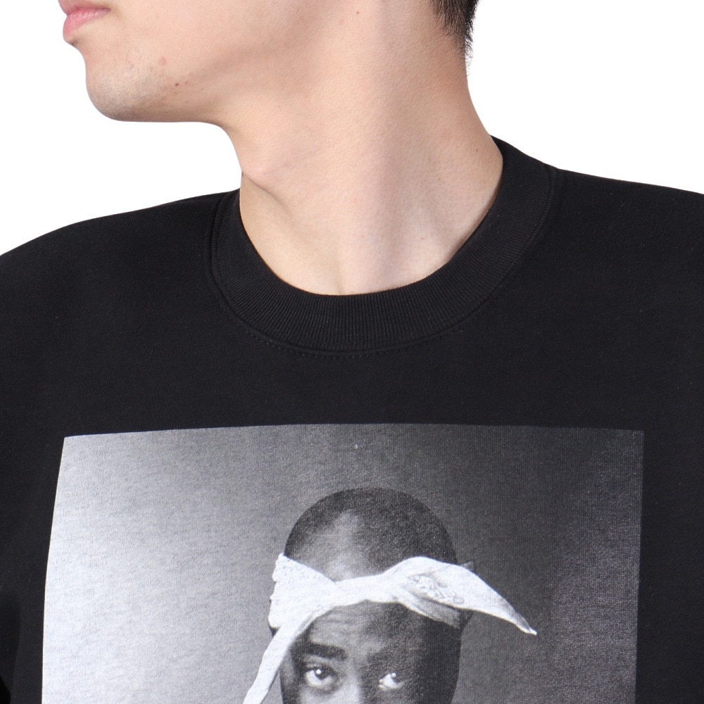 1993 デザイン ワールド ヒップ ホップ（1993 DESIGNED WORLD HIP HOP）（メンズ）1993 WEST PAC クルー 長袖スウェット 1993-23A078-Black