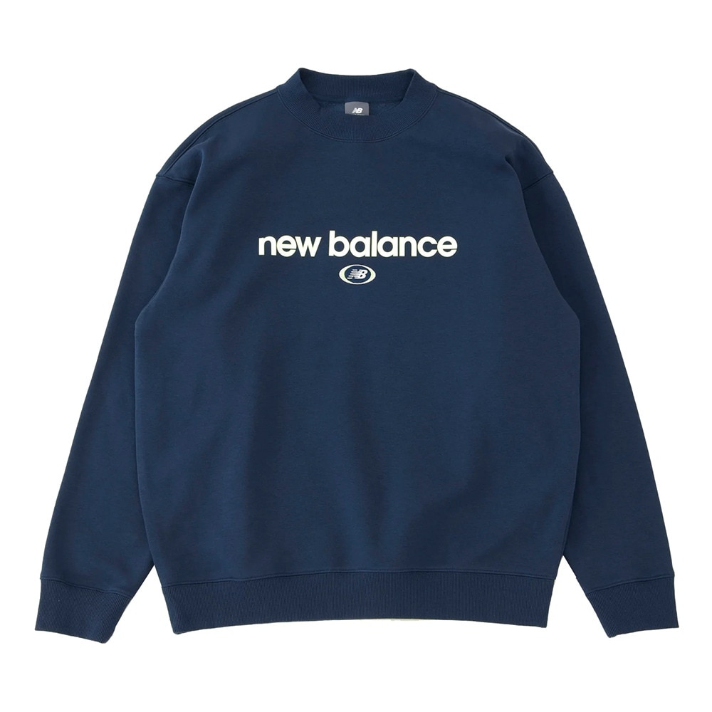 ニューバランス（new balance）（メンズ）Hoops 裏起毛スウェットクルー トレーナー MT41597NNY