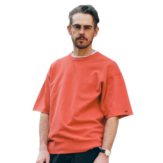 エスエーエス（SAS）（メンズ）ピグメントミニ裏毛半袖クルーTシャツ 