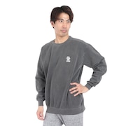 (メンズ)EMBROIDERED クルーネックトレーナー IPDSWSE-704-C.GRY