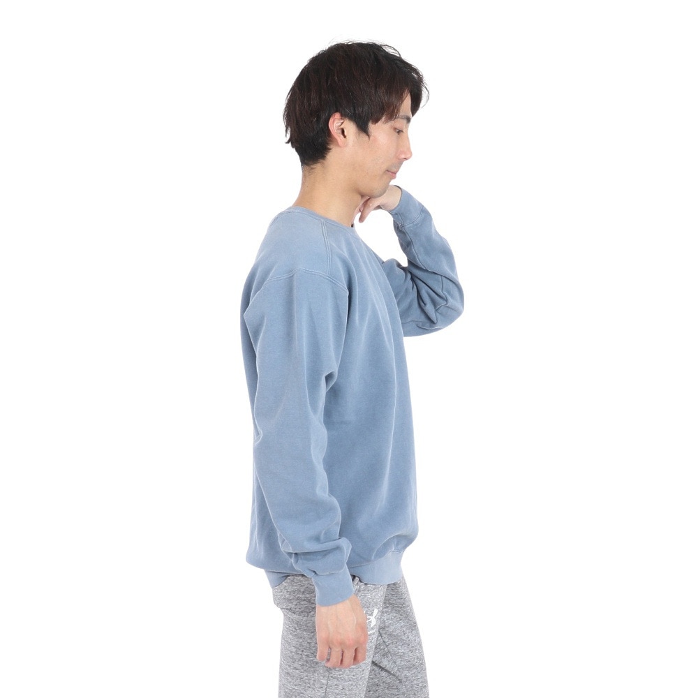 IPD（IPD）（メンズ）EMBROIDERED クルーネックトレーナー IPDSWSE-704-D.BLU