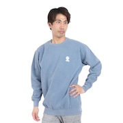 (メンズ)EMBROIDERED クルーネックトレーナー IPDSWSE-704-D.BLU
