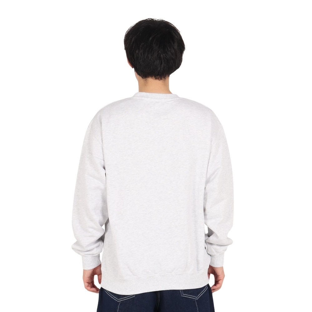 エクストララージ（XLARGE）（メンズ）CHENILLE スタンダード ロゴ クルーネック スウェットシャツ 101243012009-ASH