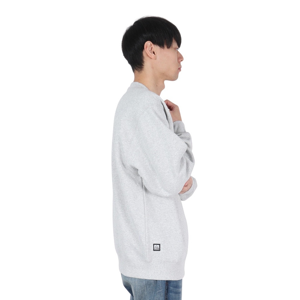 リーフ（REEF）（メンズ）SOLONA スウェット クルーシャツ RFSWM2401-H.GRY