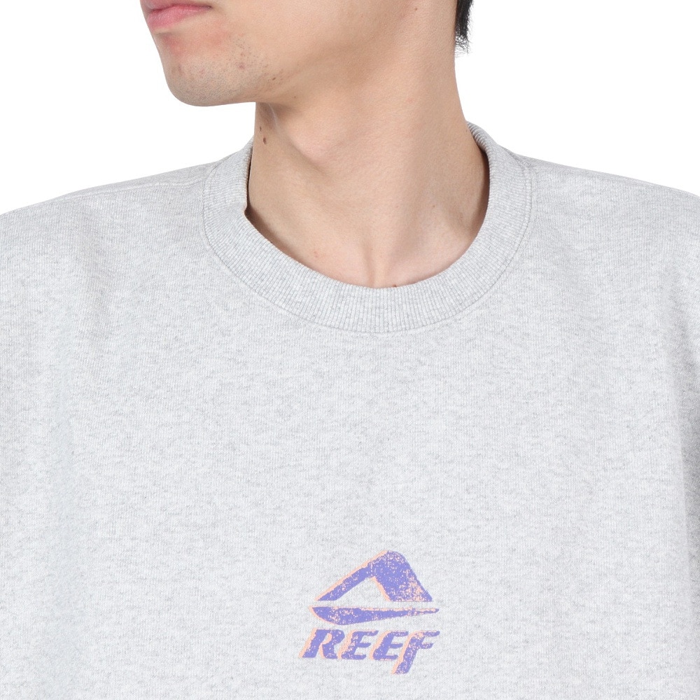 リーフ（REEF）（メンズ）SOLONA スウェット クルーシャツ RFSWM2401-H.GRY