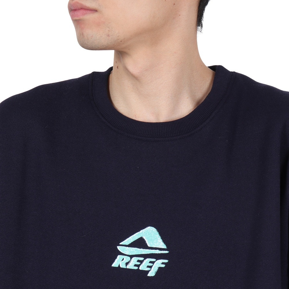 リーフ（REEF）（メンズ）SOLONA スウェット クルーシャツ RFSWM2401-NAV