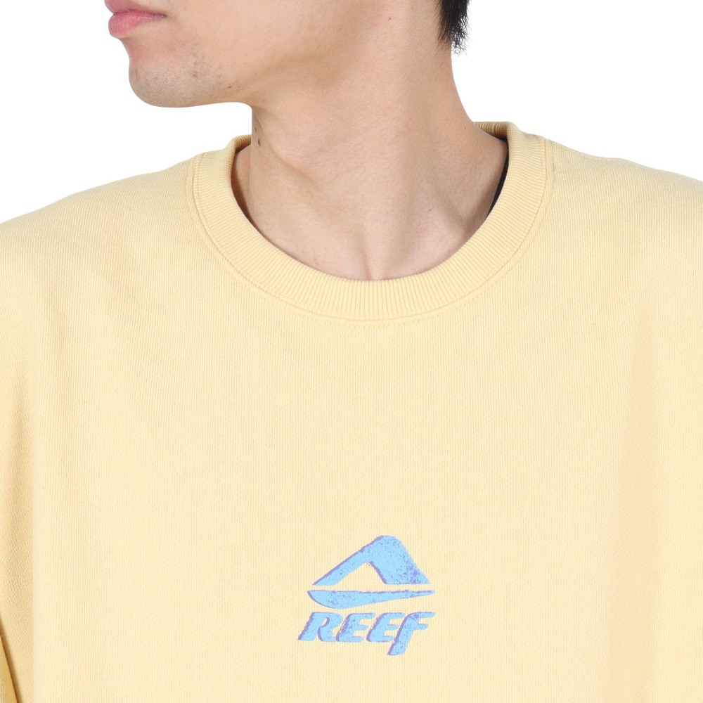 リーフ（REEF）（メンズ）SOLONA スウェット クルーシャツ RFSWM2401-YEL