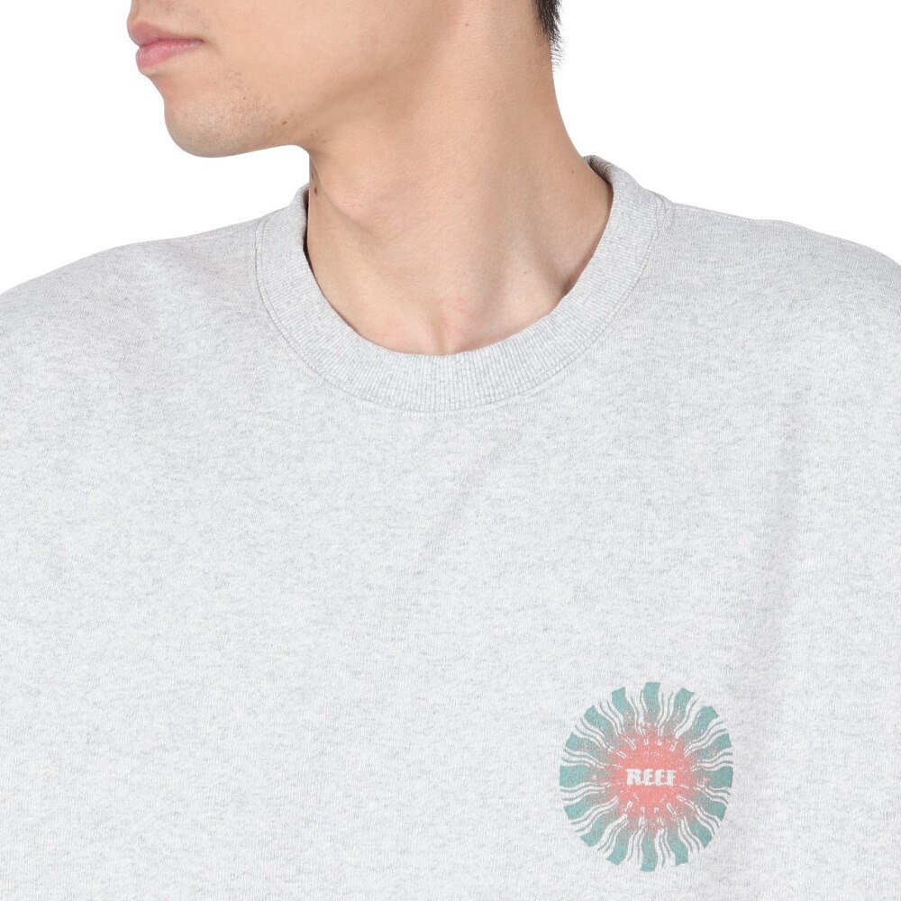 リーフ（REEF）（メンズ）AYESUNRAYS スウェットシャツ RFSWM2402-H.GRY