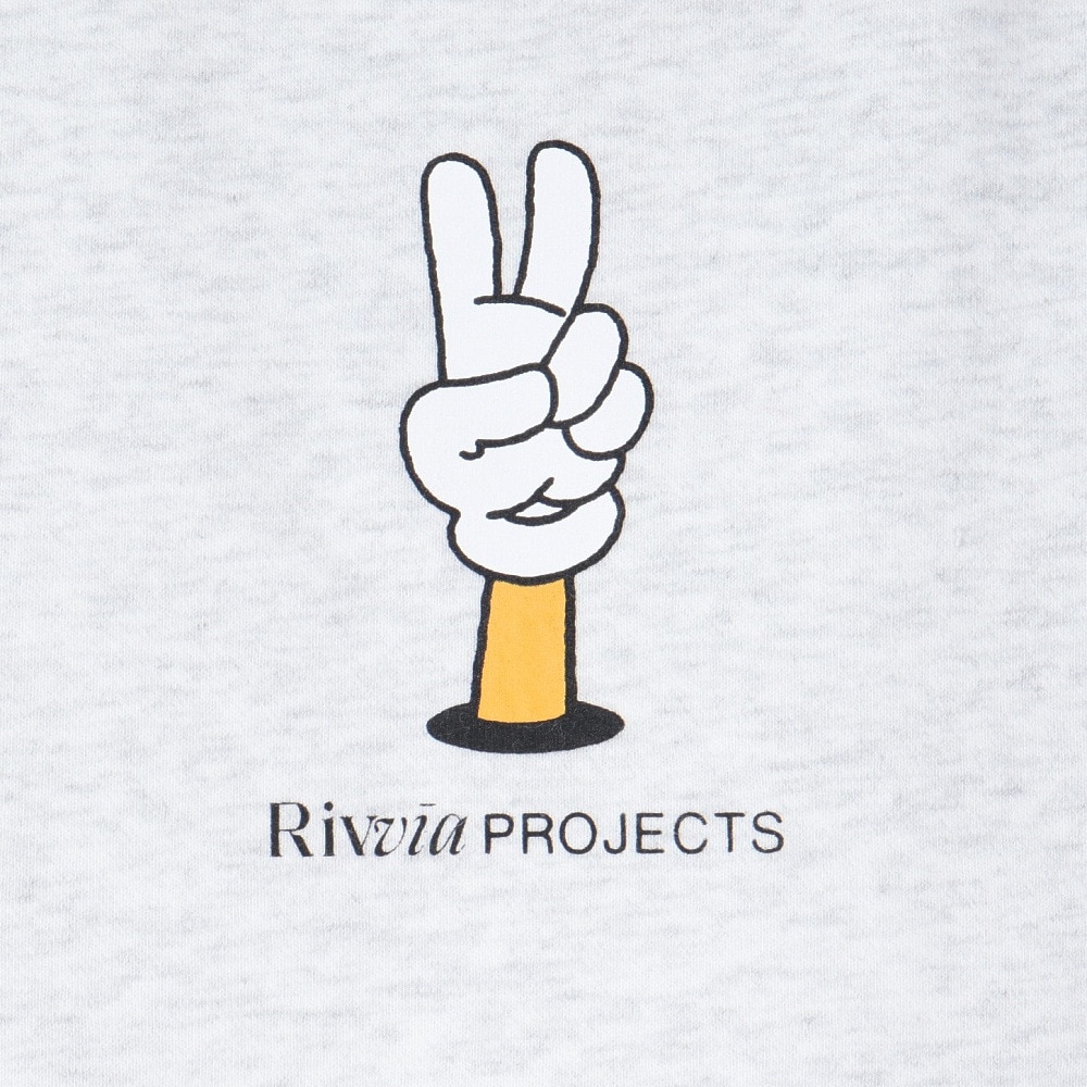 リヴィアプロジェクツ（Rivvia Projectu）（メンズ）ピース クルー トレーナー RFL-24314-A.GRY