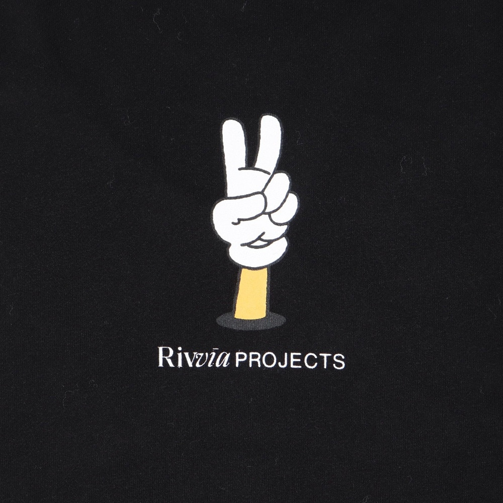リヴィアプロジェクツ（Rivvia Projectu）（メンズ）ピース クルー トレーナー RFL-24314-BLK