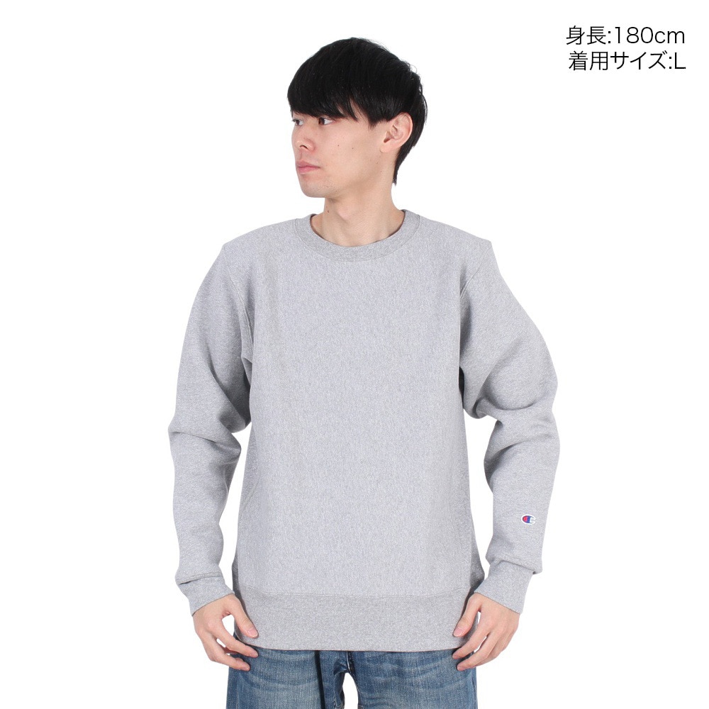 チャンピオン-ヘリテイジ（CHAMPION-HERITAGE）（メンズ）リバースウィーブ クルーネックスウェットシャツ MADE IN USA C5-A001 070
