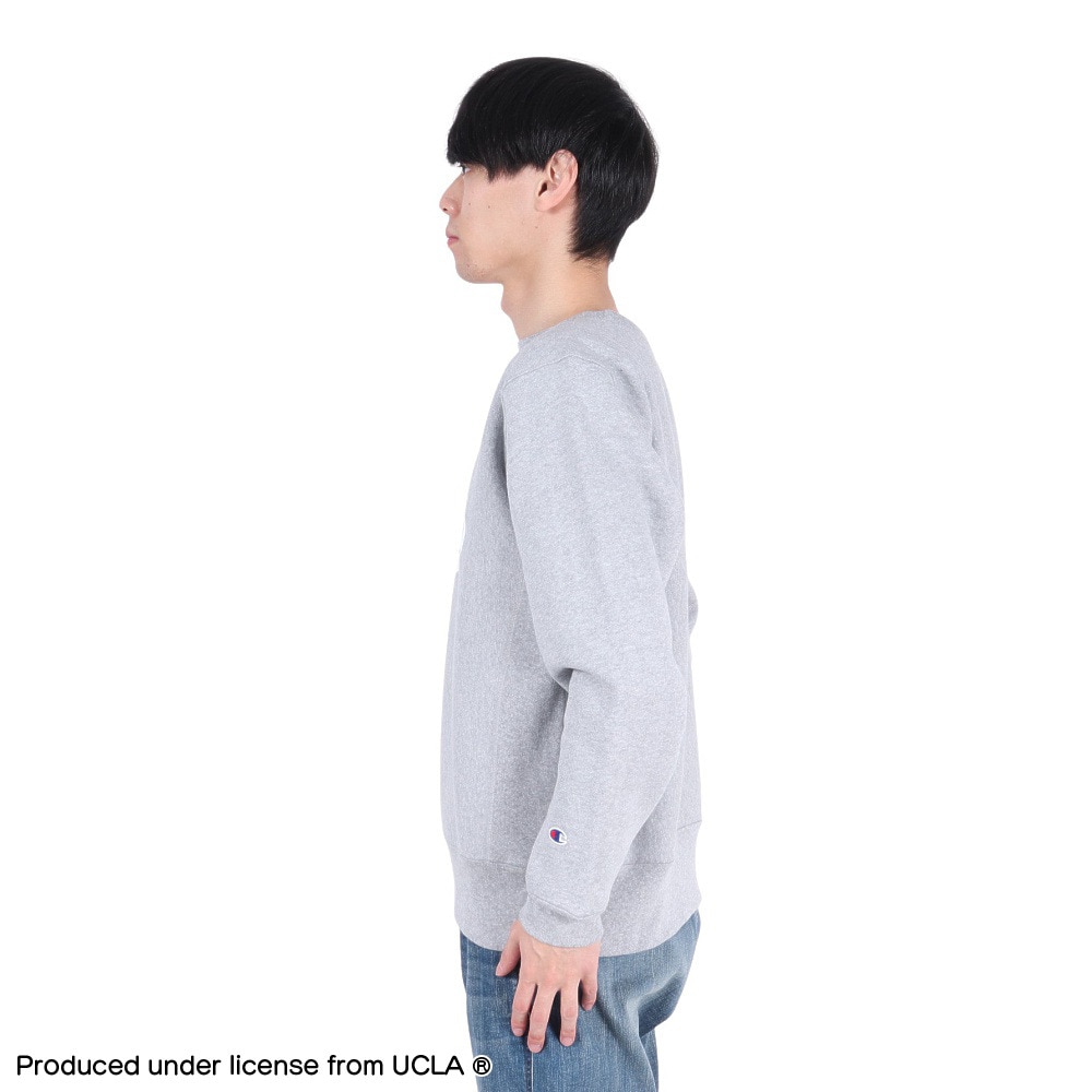 チャンピオン-ヘリテイジ（CHAMPION-HERITAGE）（メンズ）リバースウィーブ クルーネックスウェットシャツ UCLA MADE IN USA C5-A003 070