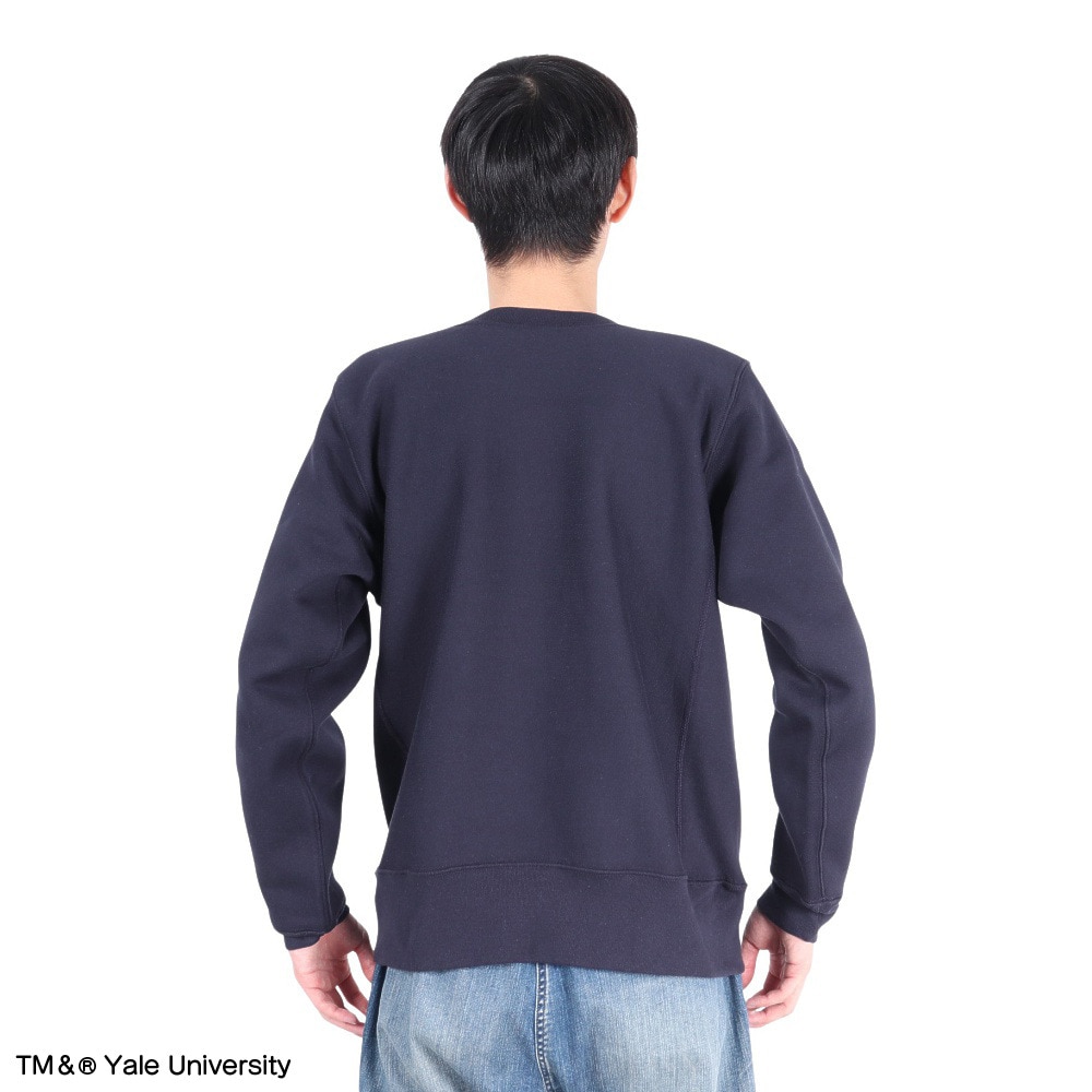 チャンピオン-ヘリテイジ（CHAMPION-HERITAGE）（メンズ）リバースウィーブ クルーネックスウェットシャツ YALE MADE IN USA C5-A004 370