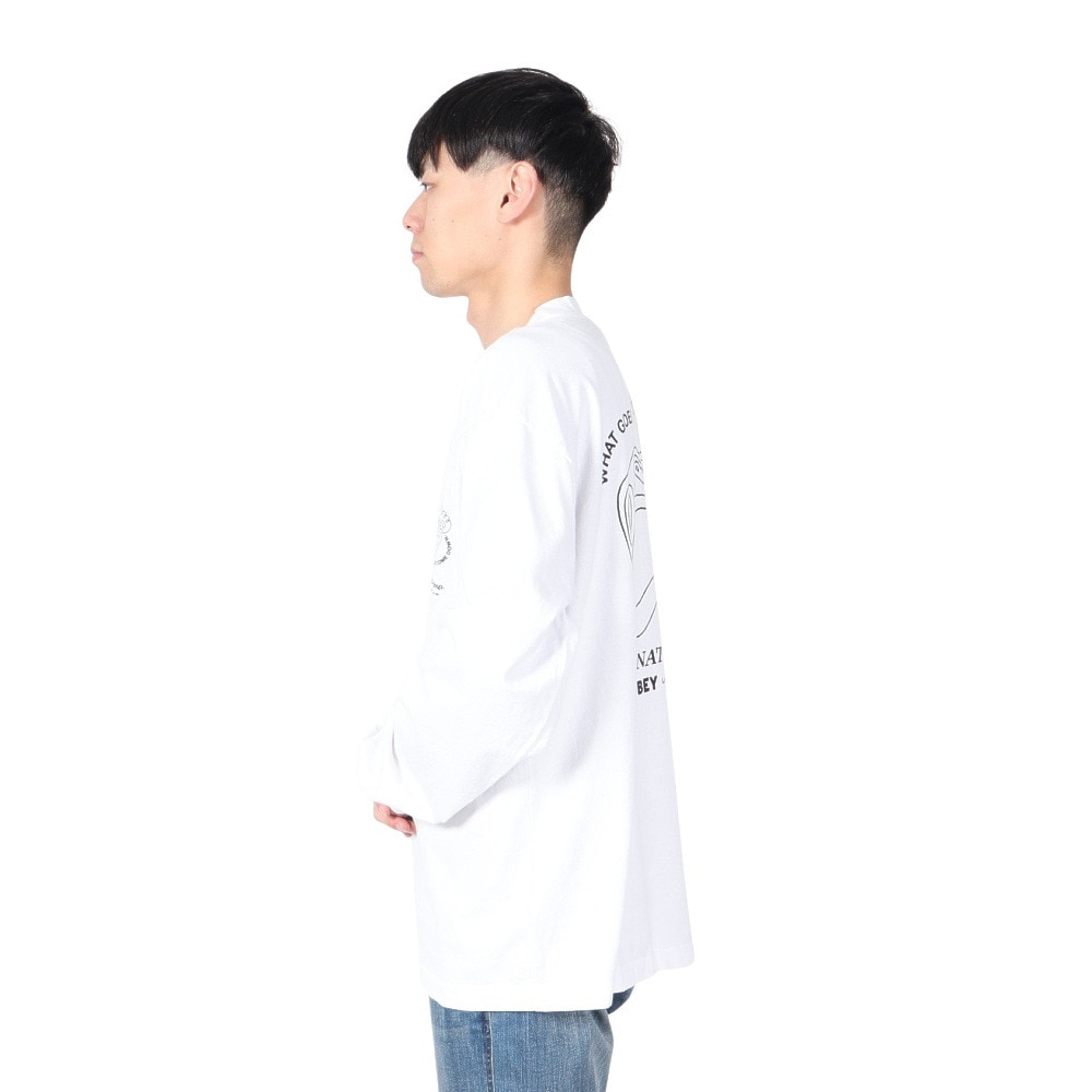 オベイ（OBEY）（メンズ）THE NATURE OF THINGS HEAVYWEIGHT 長袖Tシャツ 167103929WHT