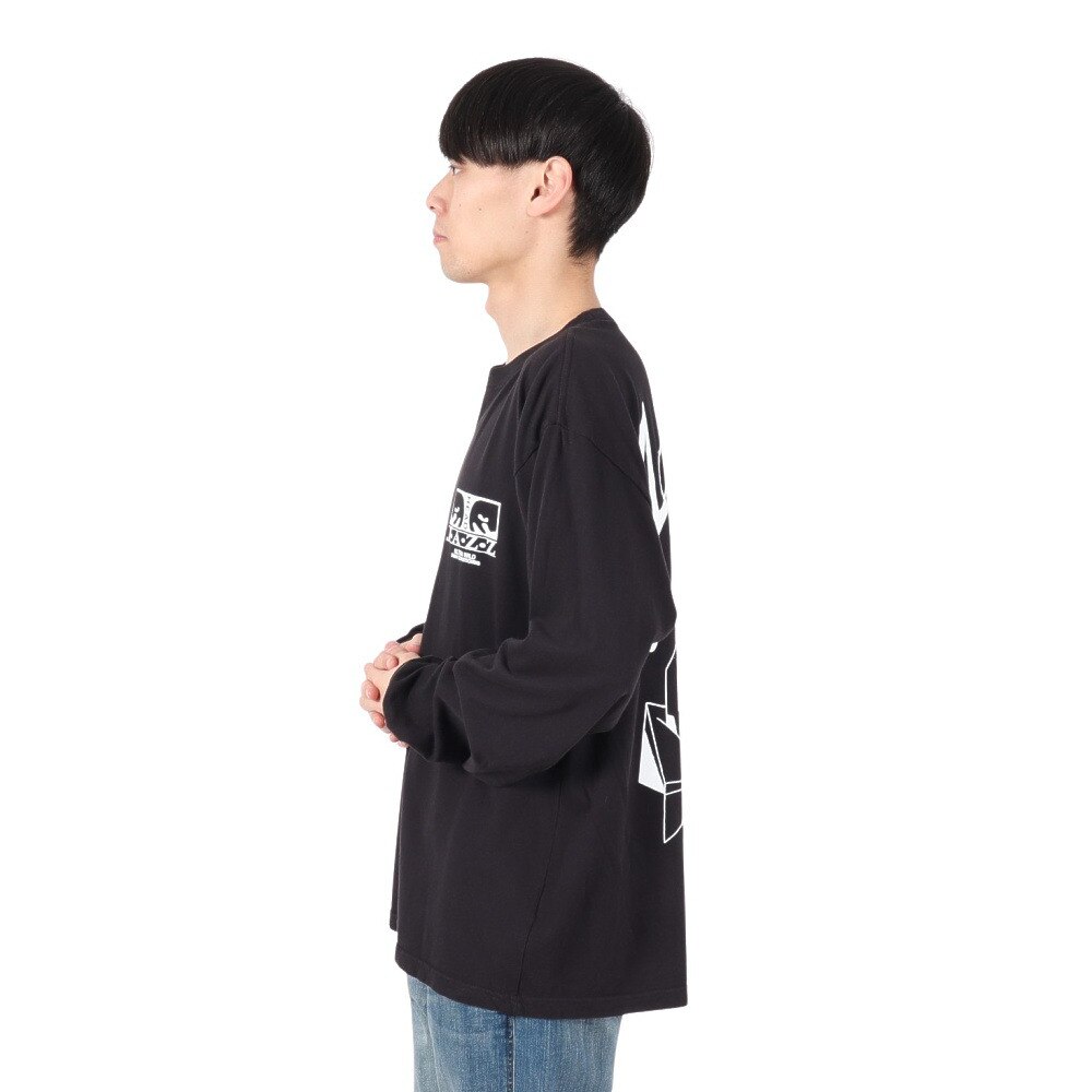 オベイ（OBEY）（メンズ）JAZZ HEAD 長袖Tシャツ 167103932VBL