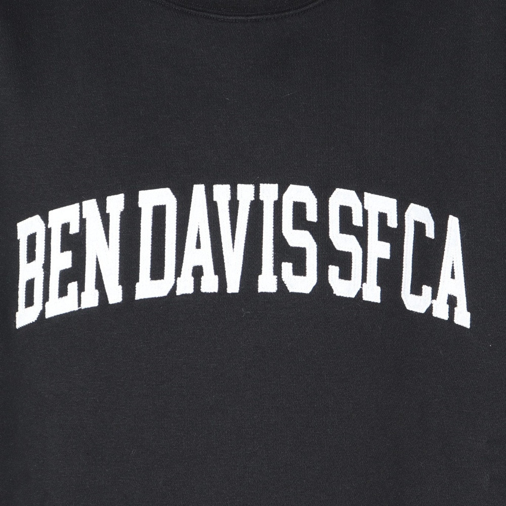 ベンデイビス（BEN DAVIS）（メンズ）アーチロゴトレーナー 24780055-BLK