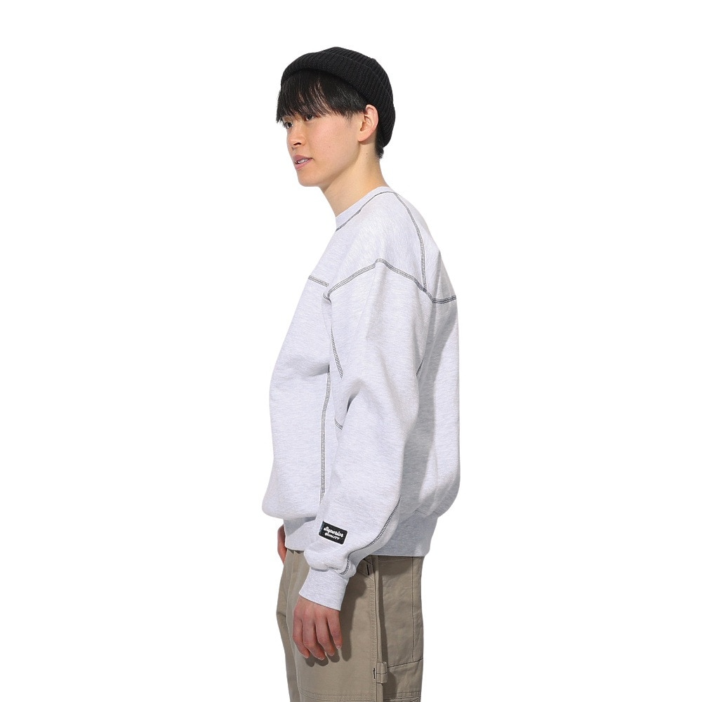ベンデイビス（BEN DAVIS）（メンズ）ステッチ配色トレーナー 24780060-OWHT