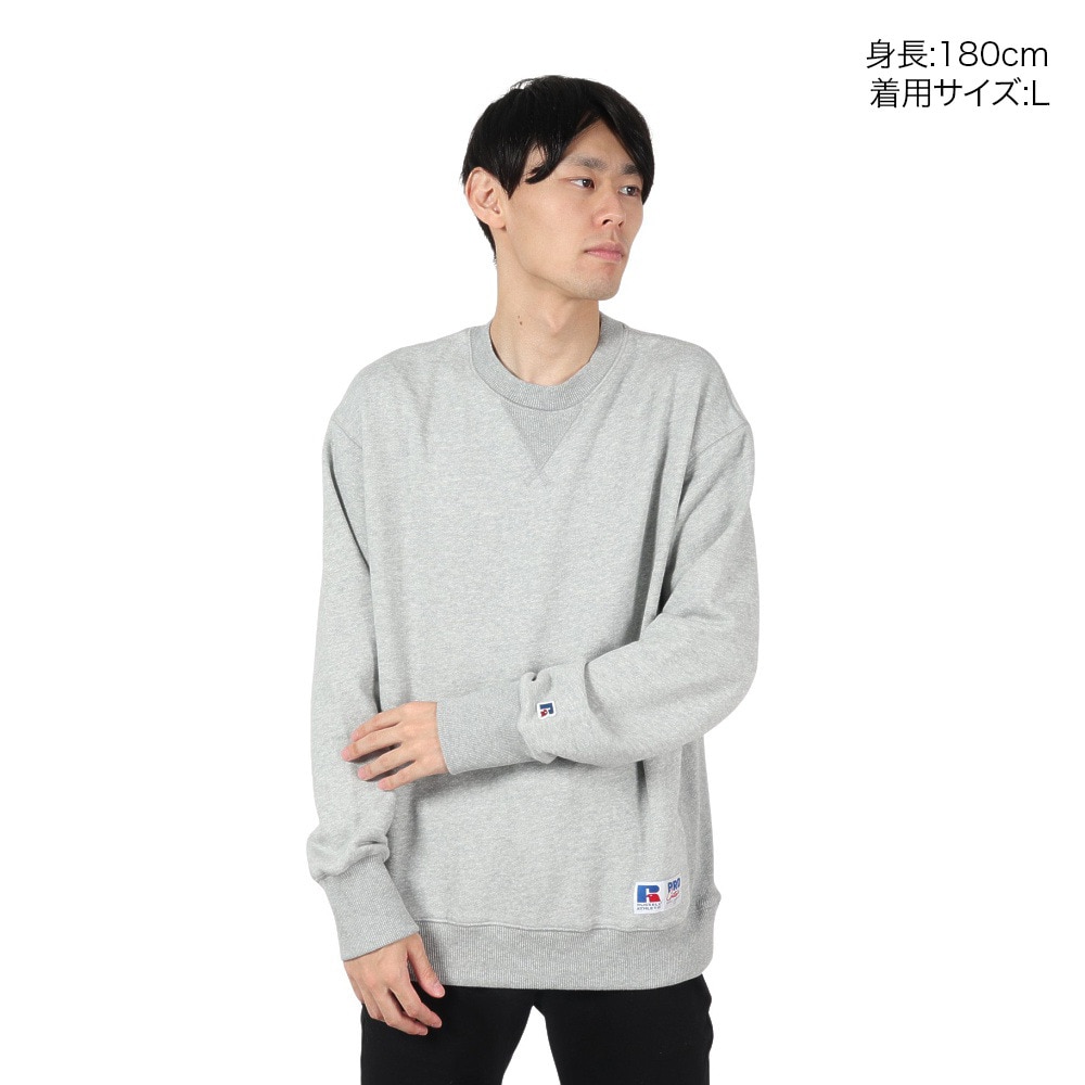 ラッセル（RUSSELL）（メンズ）ProCotton CN スウェットシャツ ワイド RBM24F0006 MGRY