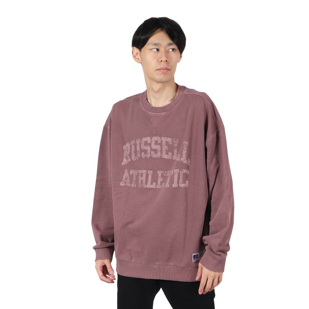 ラッセル（RUSSELL）（メンズ）コットン 裏毛 ヴィンテ-ジ スウェットシャツ RBM24F0012 WIN