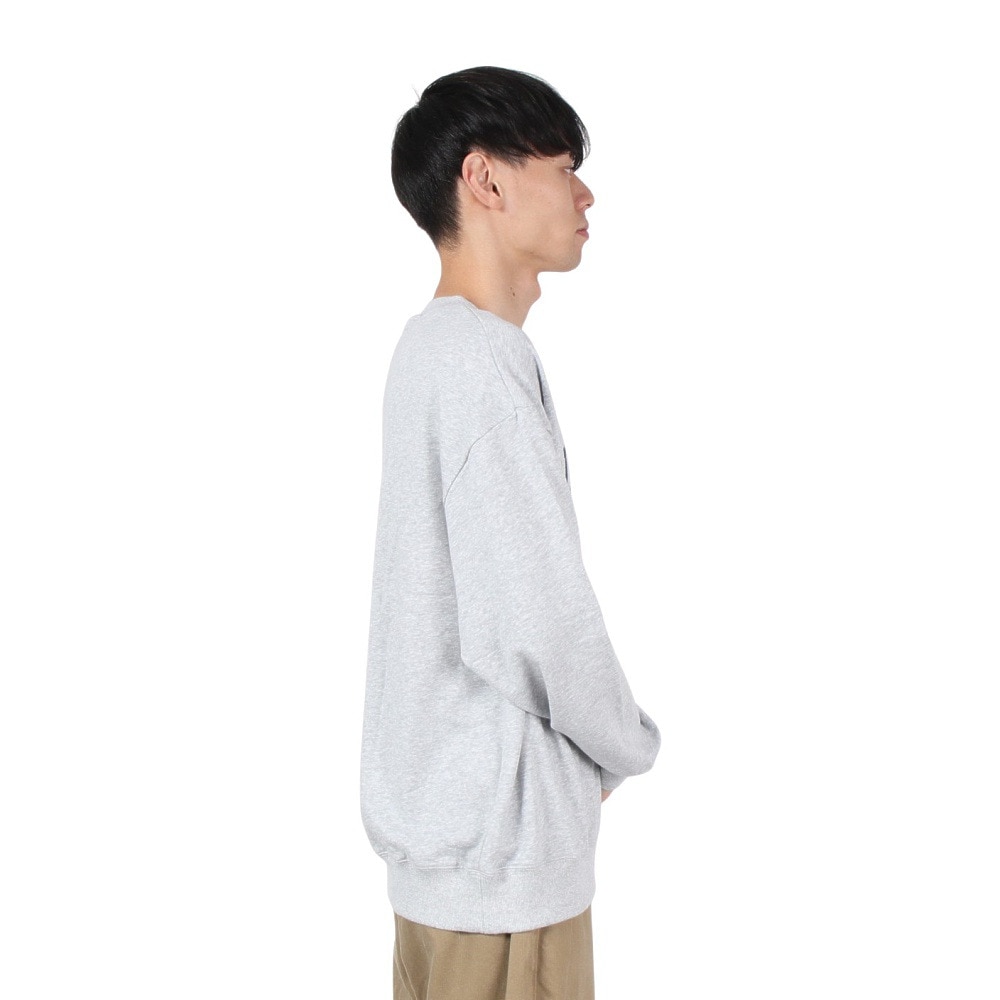 ラッセル（RUSSELL）（メンズ）カレッジロゴ スウェット ワイド RBM24F0013 MGRY